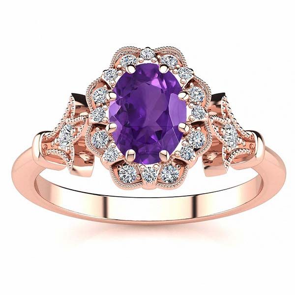 Stephanie Amethyst Ring