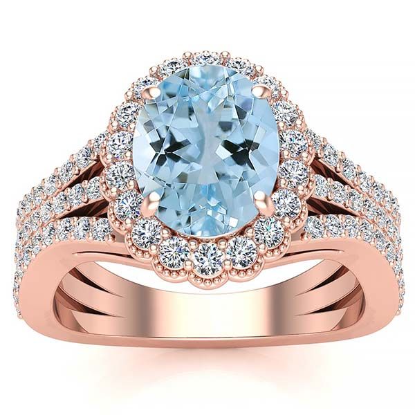 Marissa Aquamarine Ring