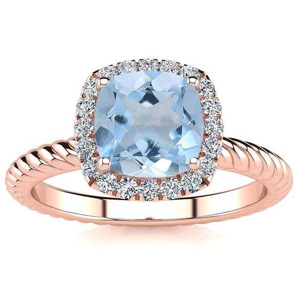 Alyssa Aquamarine Ring