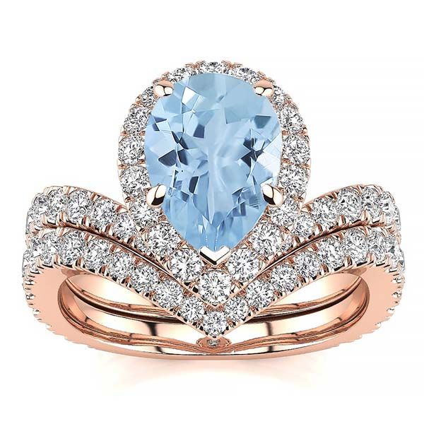 Anna Aquamarine  Ring