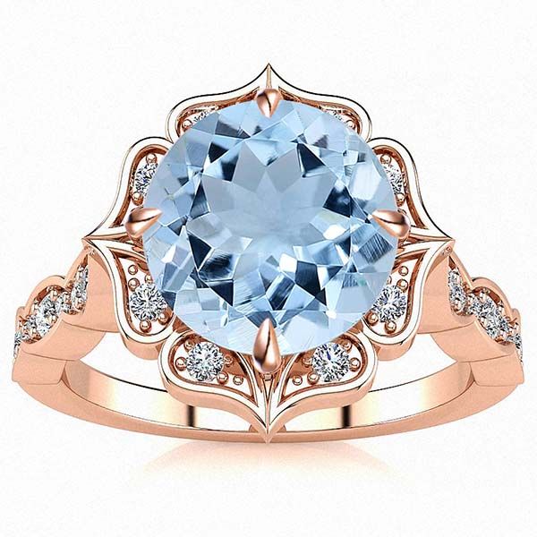 Permila Aquamarine Ring