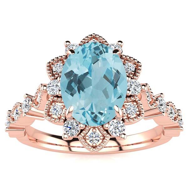 Brenda Aquamarine Ring