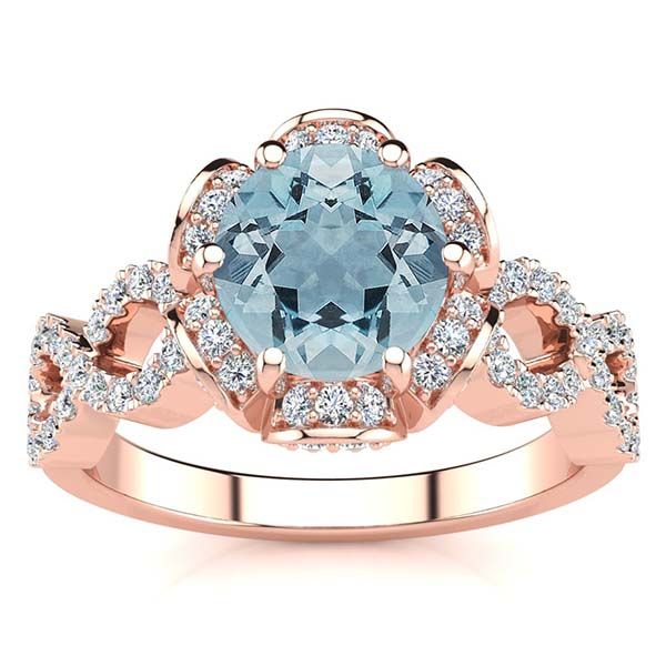 Katie Aquamarine Ring
