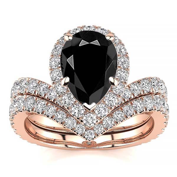 Anna Black Diamond Ring
