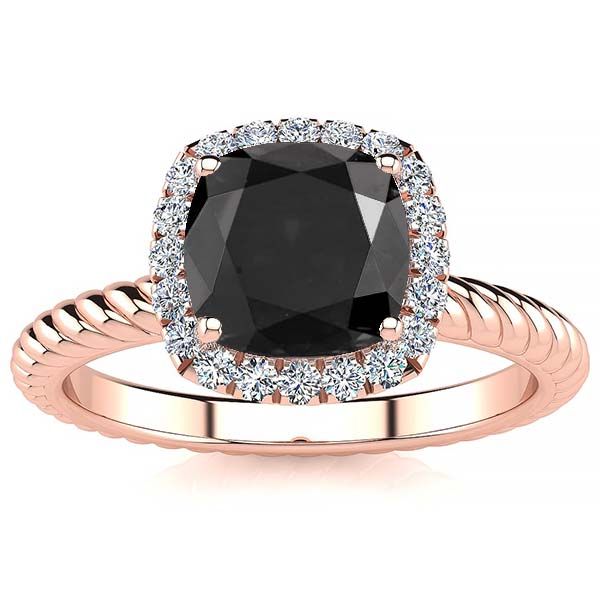Alyssa Black Diamond Ring