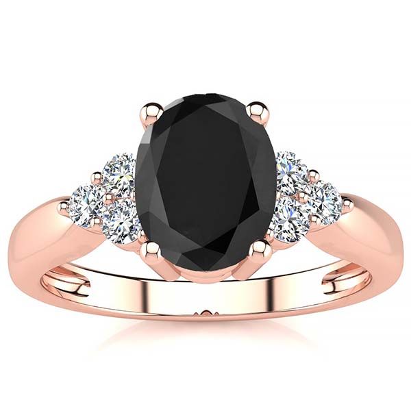 Selena Black Diamond Ring