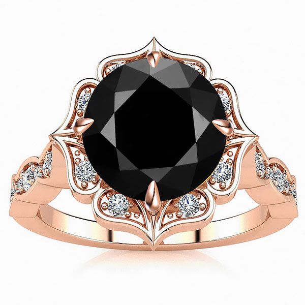Permila Black Diamond Ring