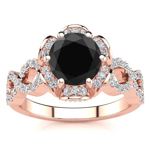 Katie Black Diamond Ring