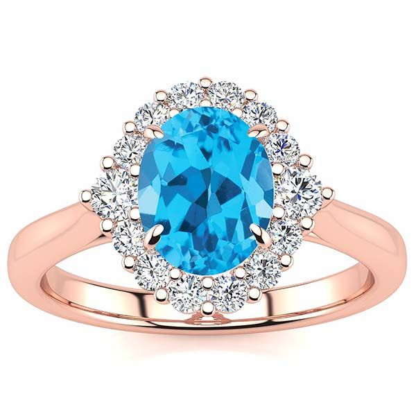 Debora Blue Topaz Ring