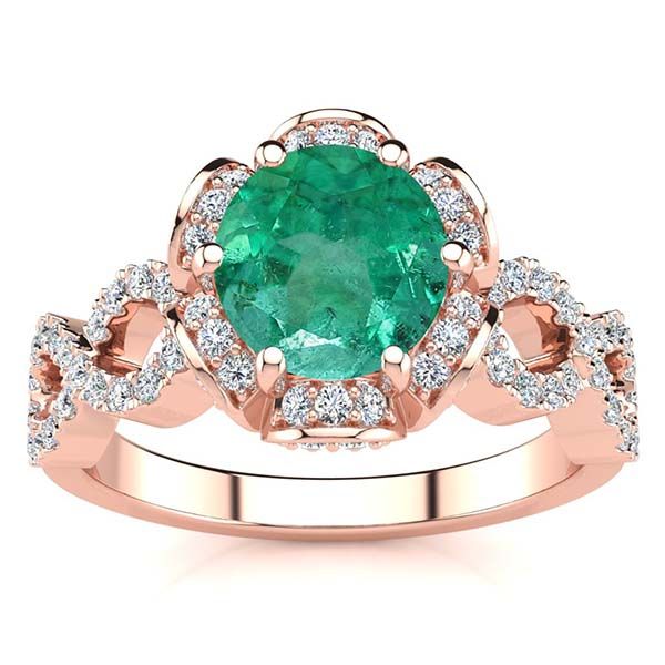 Katie Emerald Ring