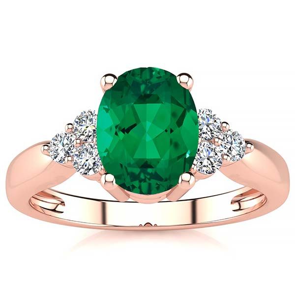 Selena Emerald Ring