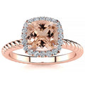 Alyssa Morganite Ring