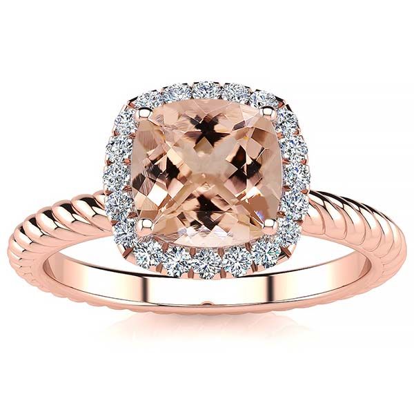 Alyssa Morganite Ring