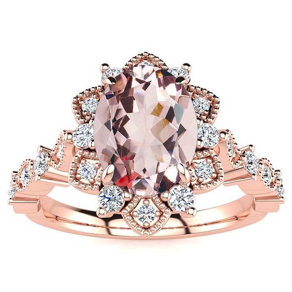 Brenda Morganite Ring