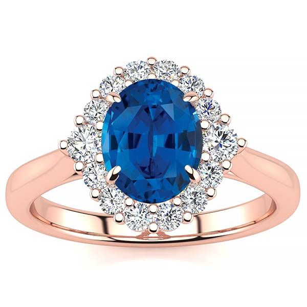 Debora Blue Sapphire Ring