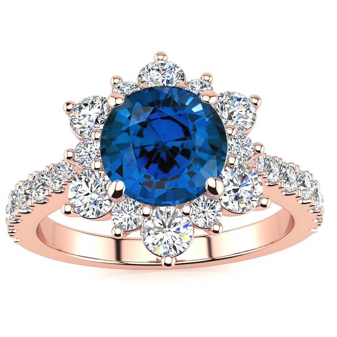 Snowflake Sapphire Ring