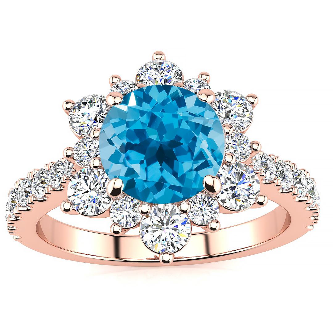 Snowflake Topaz Ring