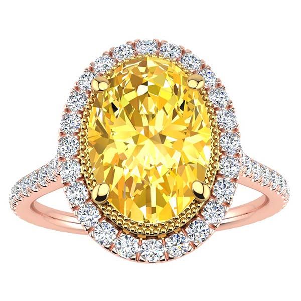 Athena Moissanite Ring