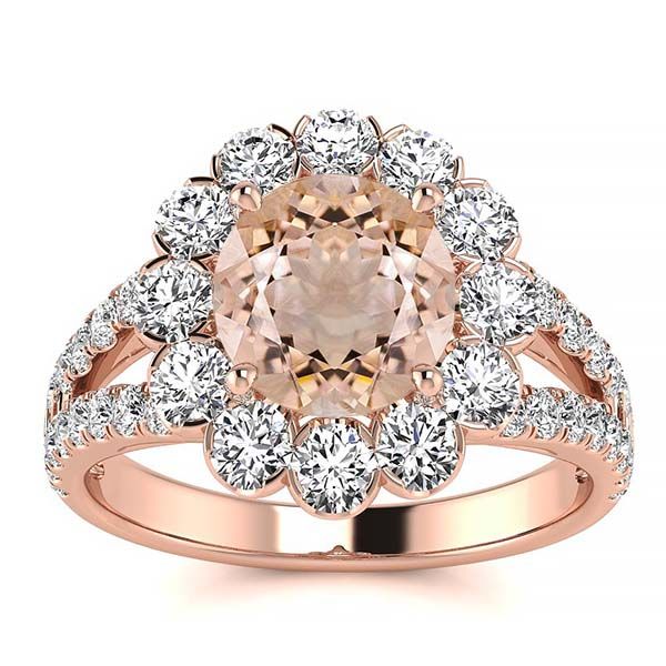Milana Morganite Ring