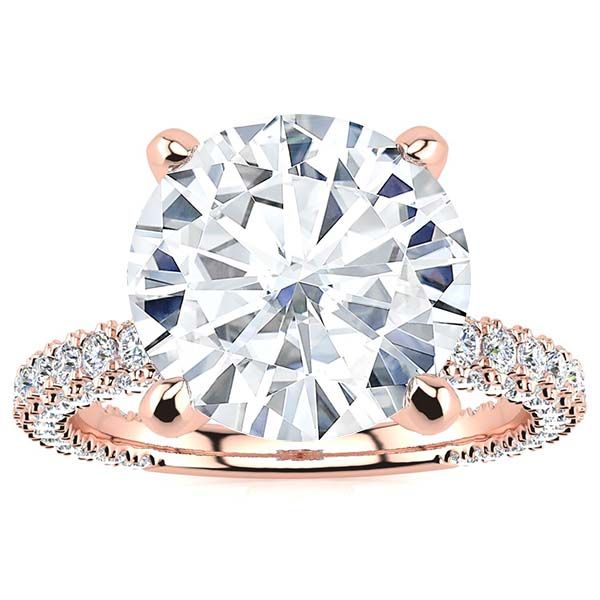 Monica Moissanite Ring