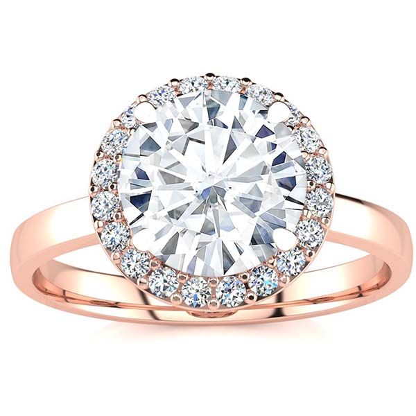 Abigail Moissanite Ring