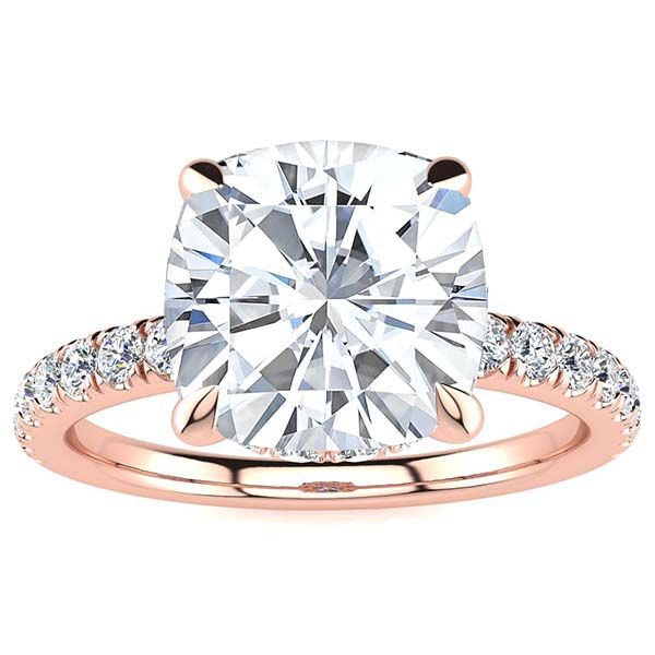 Rebecca Moissanite Ring
