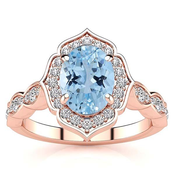 Millie Aquamarine Ring