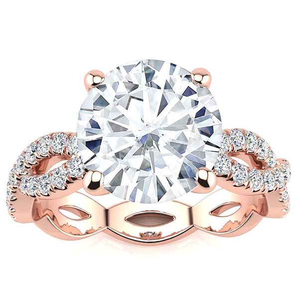 Amara Moissanite Ring