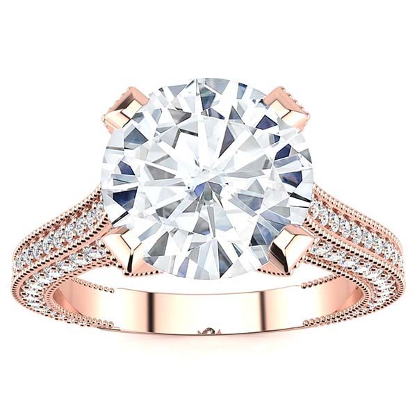 Donatella Moissanite Ring