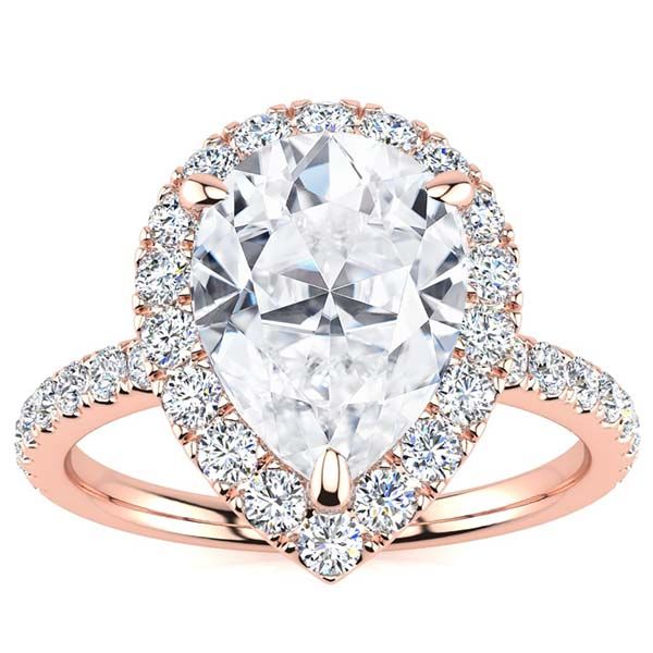 Aminah Moissanite Ring