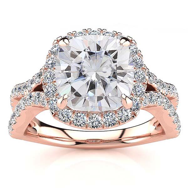 Julia Moissanite Ring