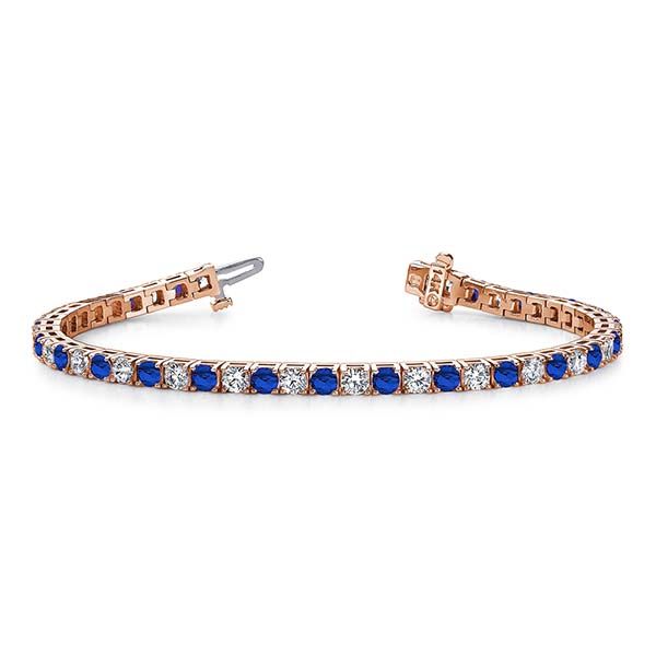 Sapphire and Diamond Bracelet