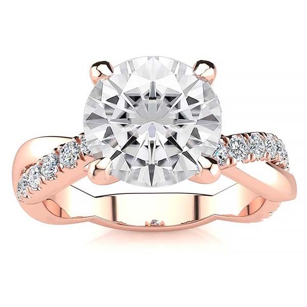 June Moissanite Ring
