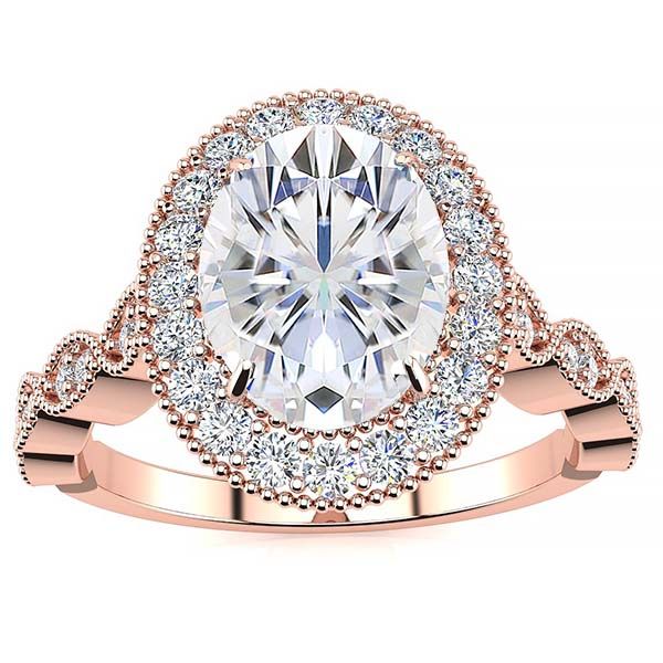 Amalia Moissanite Ring