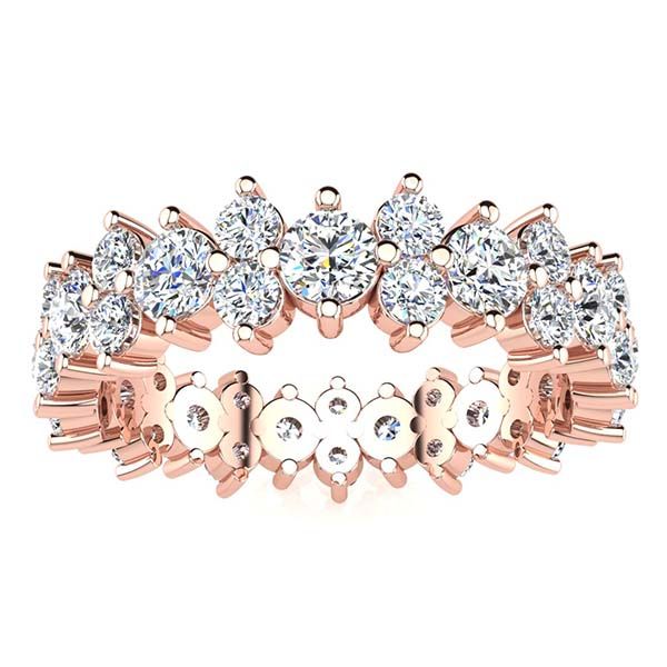 Kristal Moissanite Eternity Ring