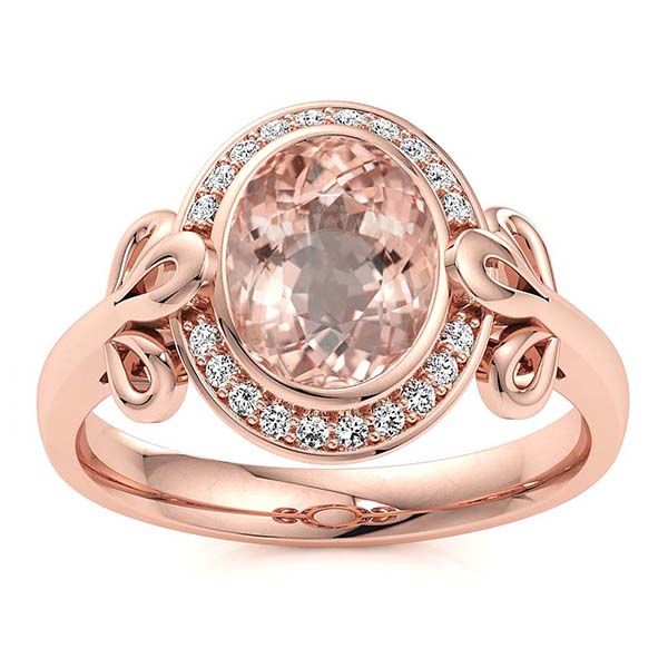 Abi Morganite Ring