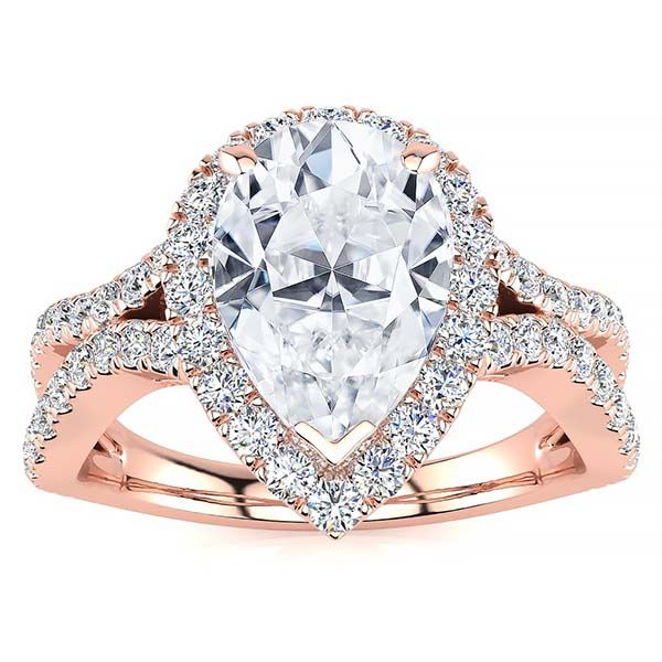 Jasmine Moissanite Ring