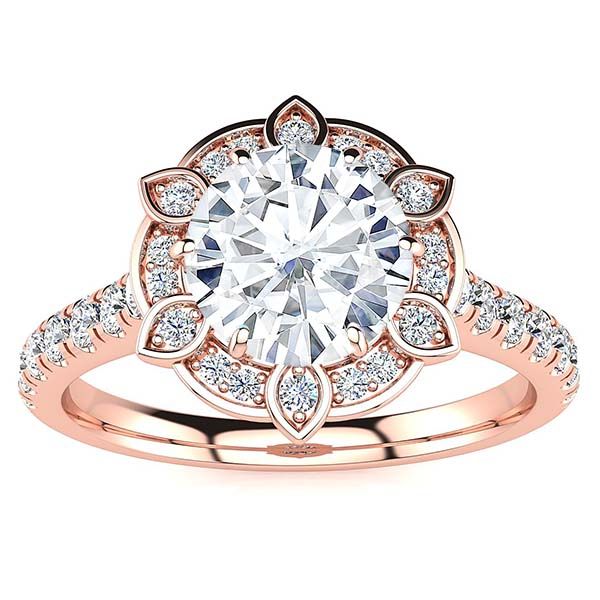 Jackie Moissanite Ring