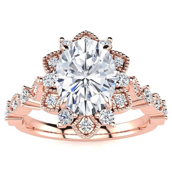 Brenda Moissanite Ring