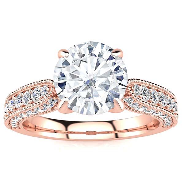 Heather Moissanite Ring