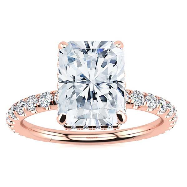 Crystal Moissanite Ring