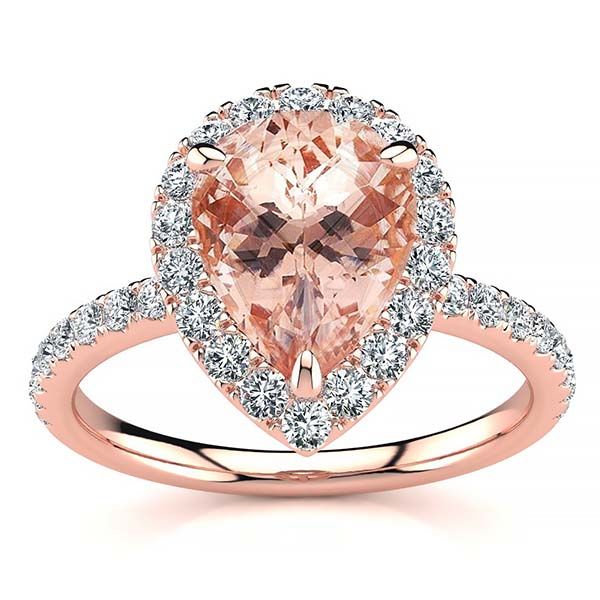 Anastasia Morganite Ring
