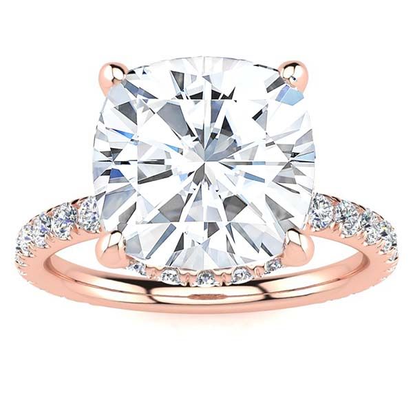 Iris Moissanite Ring
