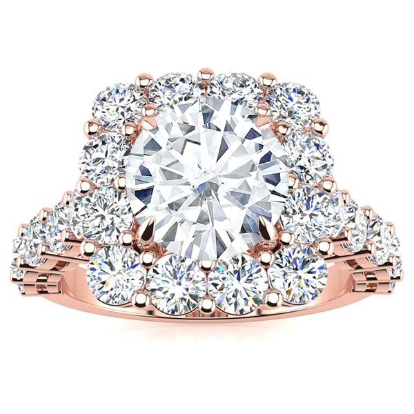 Daisy Moissanite Ring