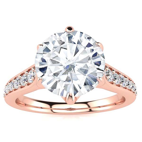 Vine Moissanite Ring