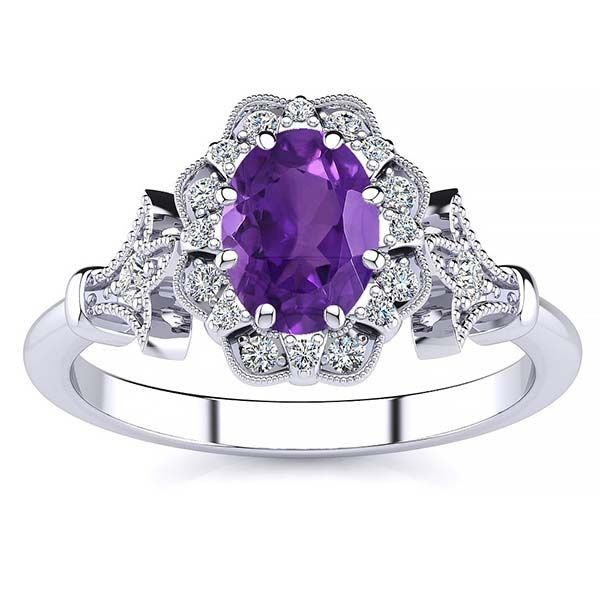 Stephanie Amethyst Ring