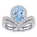 Anna Aquamarine  Ring