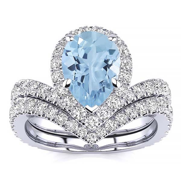 Anna Aquamarine  Ring