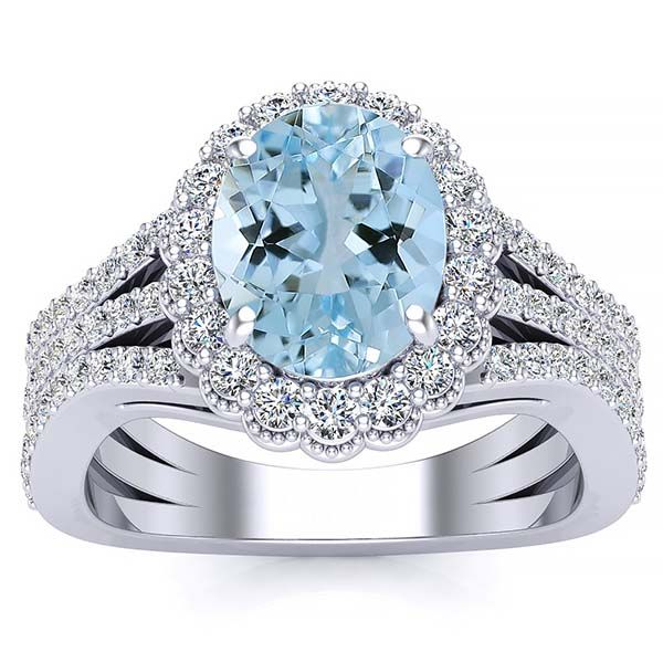 Marissa Aquamarine Ring