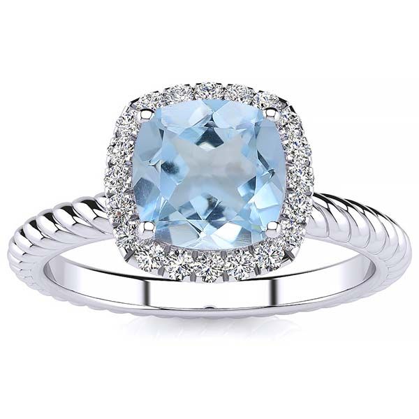 Alyssa Aquamarine Ring